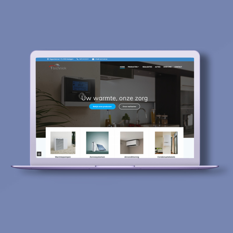 T-techniek website