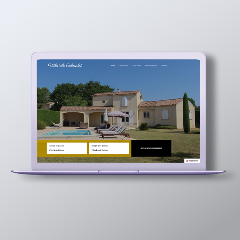Villa Le Cabourlet website