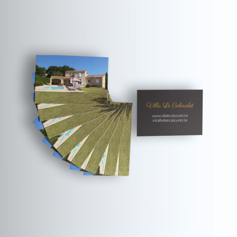 Visitekaartjes Villa Le Cabourlet